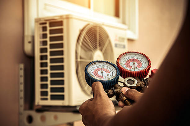Professional Hvac Installation technician working in Waban, MA